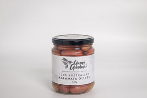 Olives - Kalamata, Grumpy Grandma's, 100% Australian, 500g