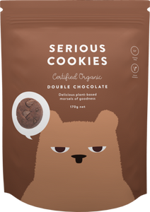 Cookies - Serious Organic Double Chocolate, 170g