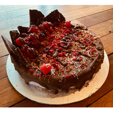 Load image into Gallery viewer, Cake - Deluxe Organic Raspberry, Raw Vegan Gluten-Free