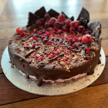Load image into Gallery viewer, Cake - Deluxe Organic Raspberry, Raw Vegan Gluten-Free
