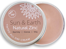 Load image into Gallery viewer, Zinc - SPF30+ Tinted All Day Cream, Sun & Earth, 50g