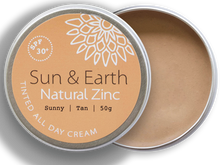 Load image into Gallery viewer, Zinc - SPF30+ Tinted All Day Cream, Sun & Earth, 50g