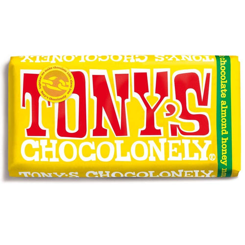 Chocolate - Milk Honey Almond Nougat, Tony's Chocolonely, 180g