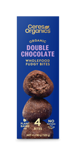 Load image into Gallery viewer, Fudgy Bites, Double Chocolate Organic Wholefood - Ceres Organics (120g)