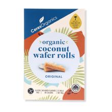 Load image into Gallery viewer, Coconut Wafer Rolls - Ceres Organics, 80g
