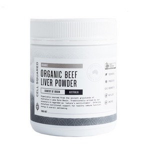 Beef Liver Powder - Cell Squared, Organic Grass-Fed 180g