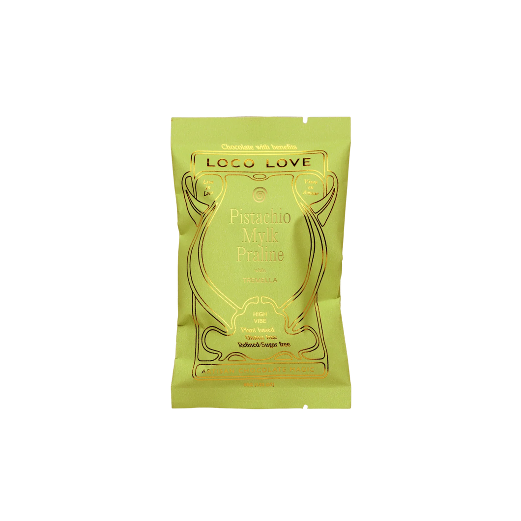 Chocolate - Loco Love, Pistachio Mylk Praline 30g Packaged