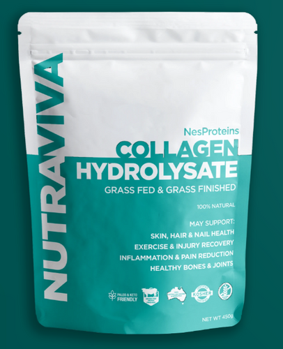 Collagen Hydrolysate - Nutraviva, Bovine, 450g