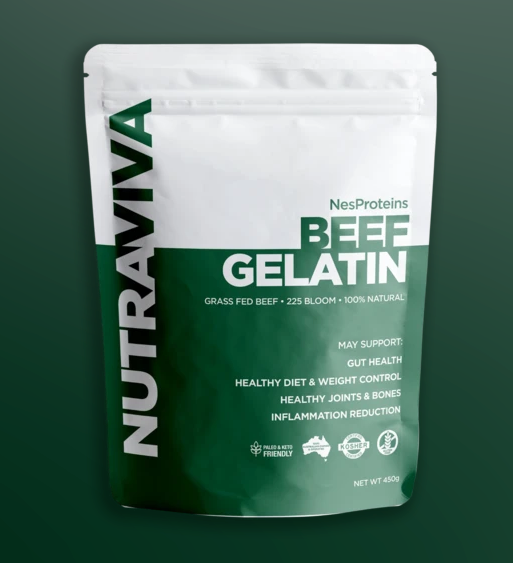 Gelatin - Nutraviva, Bovine 450g