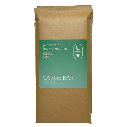 Carob Bar - Maple Moon, Peppermint Buckwheat Crisp, 90g