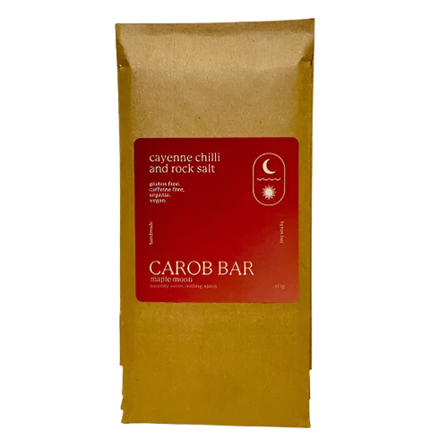 Carob Bar - Maple Moon, Cayenne Chilli & Rock Salt, 90g