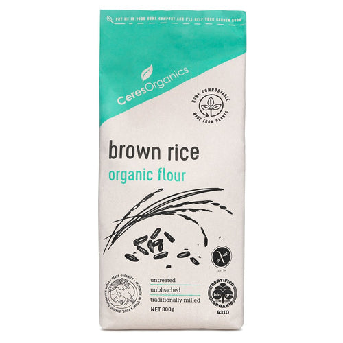 Flour, Rice - Brown, Ceres Organic, 800g