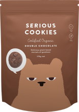 Load image into Gallery viewer, Cookies - Serious Organic Double Chocolate, 170g