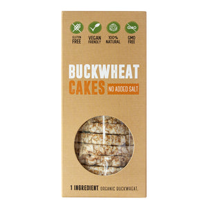 Buckwheat Cakes - No Added Salt, GF Vegan, 220g