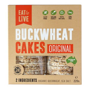 Buckwheat Cakes - Original, GF Vegan, 220g