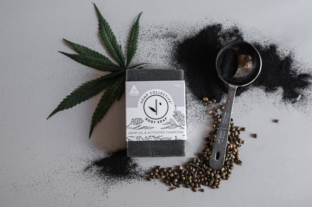 Soap - Hemp + Activated Charcoal, Hemp Collective