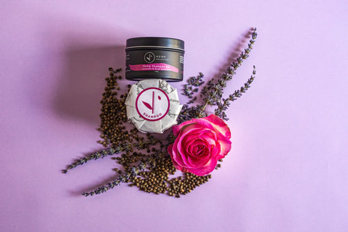 Shampoo - Natural Lavender & Rose Geranium Bar, Hemp Collective