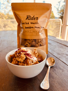 Toasted Muesli - Organic Pecan, Ooray & Hemp Seed - Rider Homemade