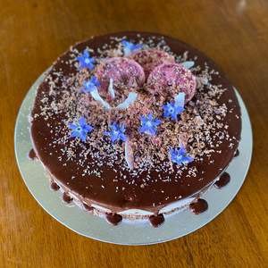 Cake - Deluxe Organic Blueberry Cheesecake, Raw Vegan Gluten-Free Organic