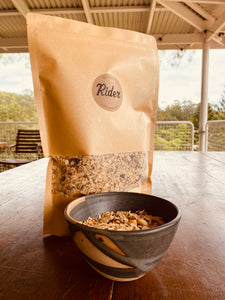 Toasted Muesli - Organic Macadamia, Maca and Cranberry GLUTEN FREE, Rider Homemade