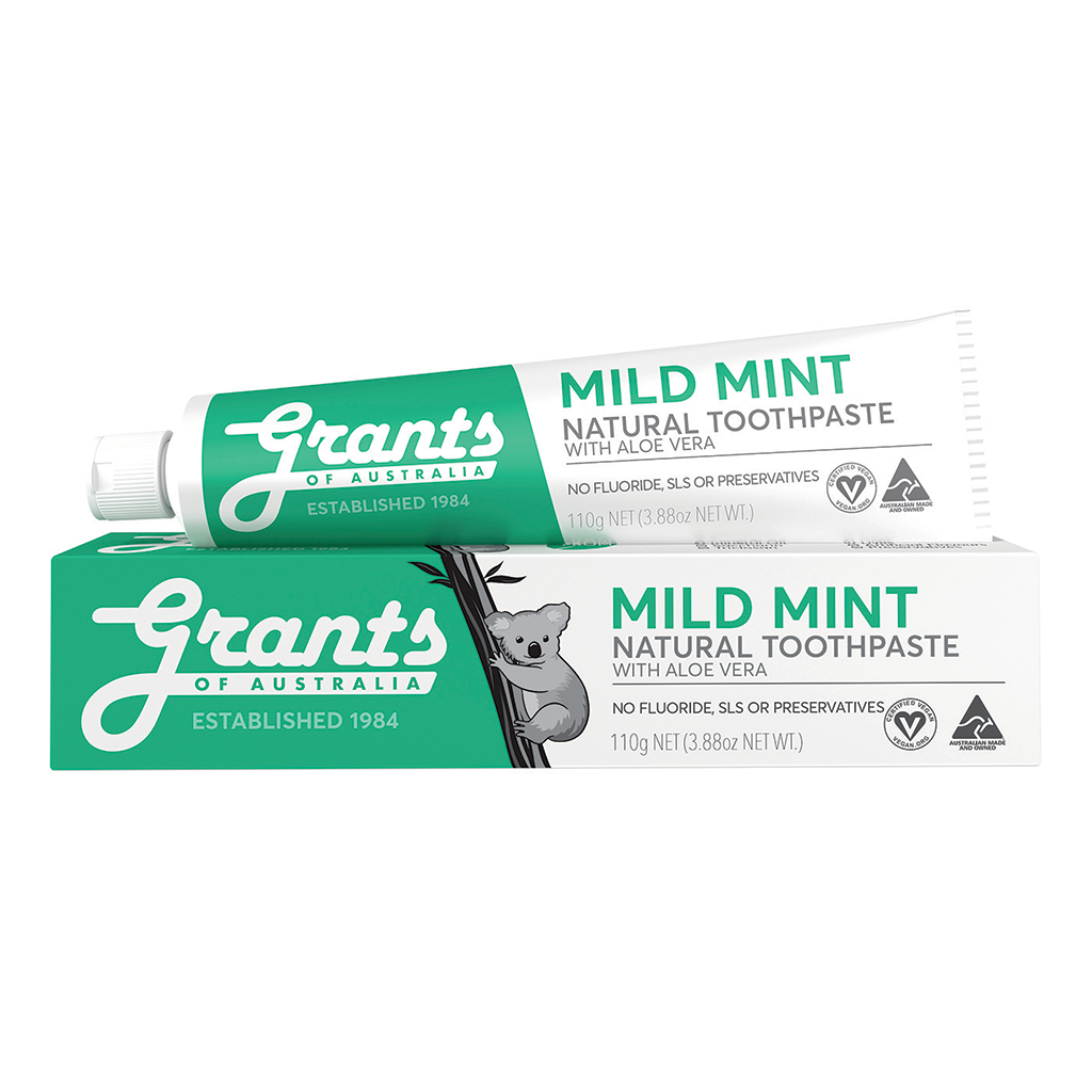Toothpaste - Grants Mild Mint, 110g