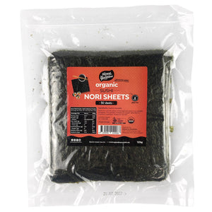 Sushi Nori Sheets, Organic - 125g (50 sheets)