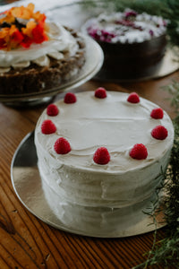 Cake - Coconut Vanilla, Handmade, Dairy-Free Gluten-Free Organic