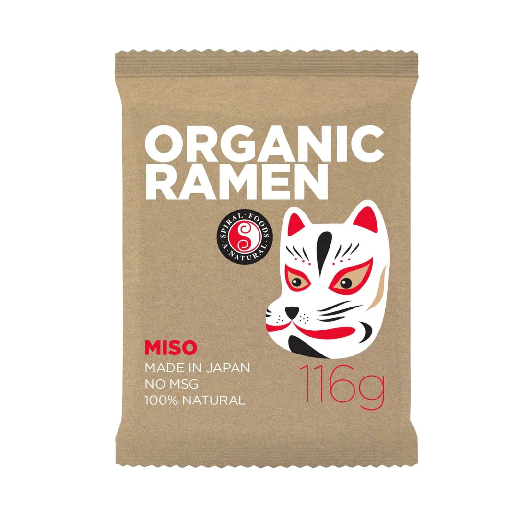 Noodle Soup, Organic Miso Ramen - Spiral Foods, 116g