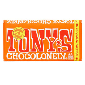 Chocolate - Milk Caramel Sea Salt, Tony's Chocolonely, 180g