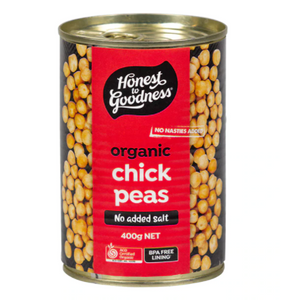 Chickpeas - Organic BPA Free Tin, 400g