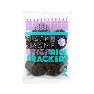 Crackers - Black Sesame, Spiral Foods, 75g