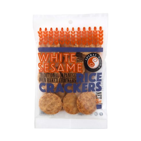 Crackers - White Sesame, Spiral Foods | GF, 75g