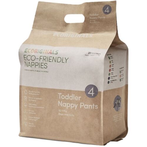 Nappies - Ecoriginals, Toddler Pants, 10 - 14 Kg (20 pack)