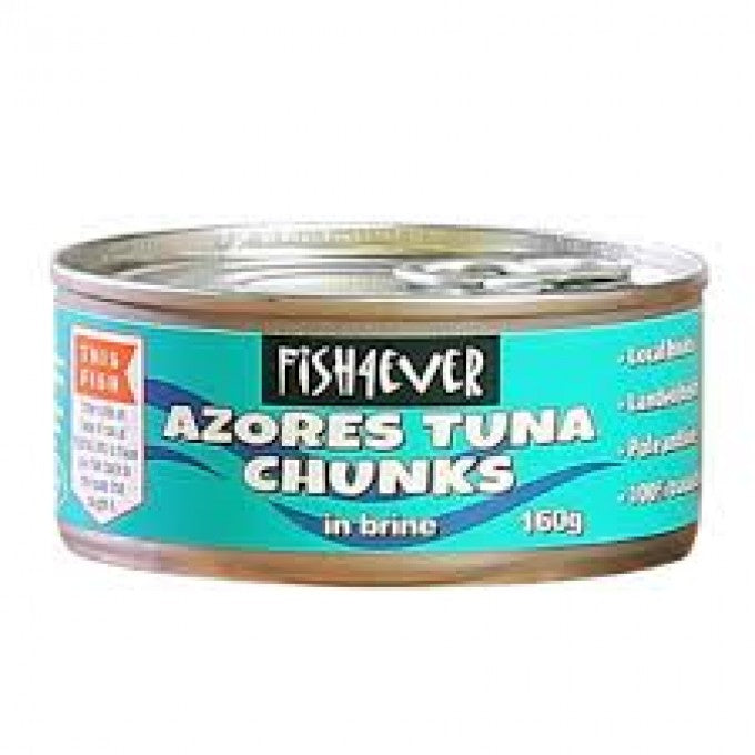 Tuna - Skipjack Chunks in Brine, Fish4Ever, 160g