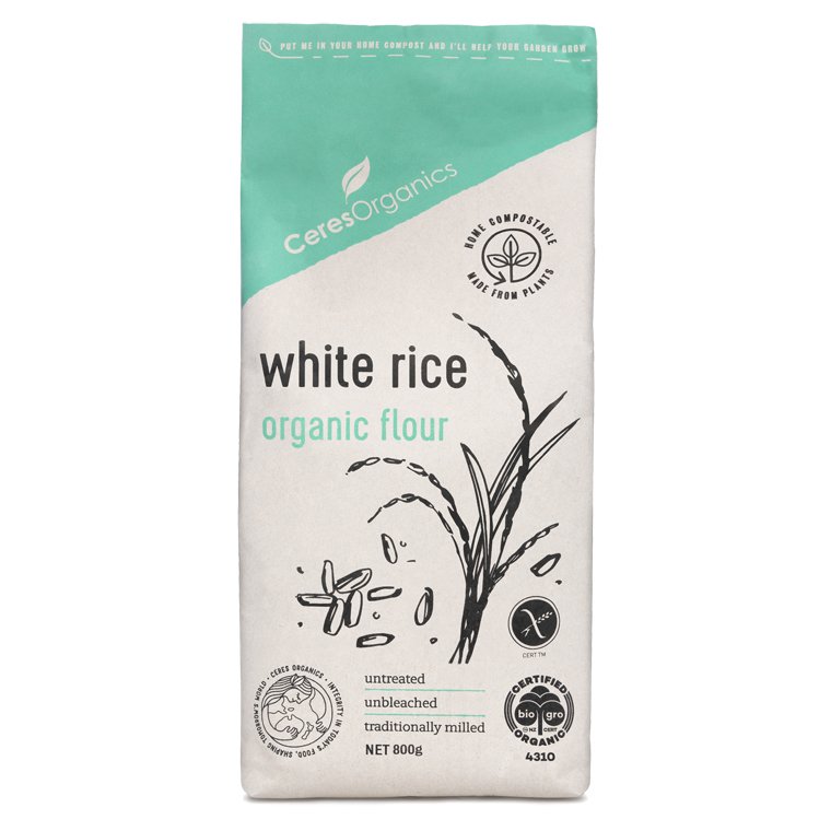 Flour, Rice - White, Ceres Organic, 800g