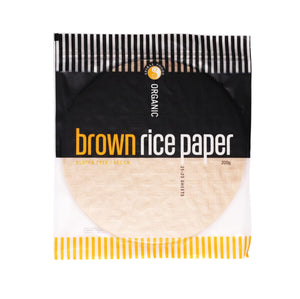 Brown Rice Paper Wraps - Spiral Foods Organic, 200g