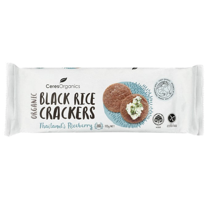 Crackers - Black Rice, Ceres Organic - 115g