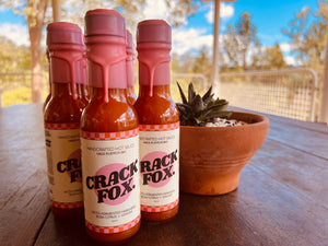 Hot Sauce - Crack Fox Organic Habanero, Bush Citrus + Ginger, 150ml