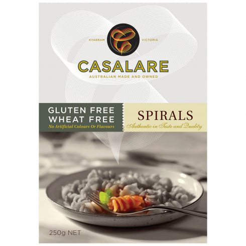Pasta - Spirals, Casalare, Gluten-Free Rice, Bulk