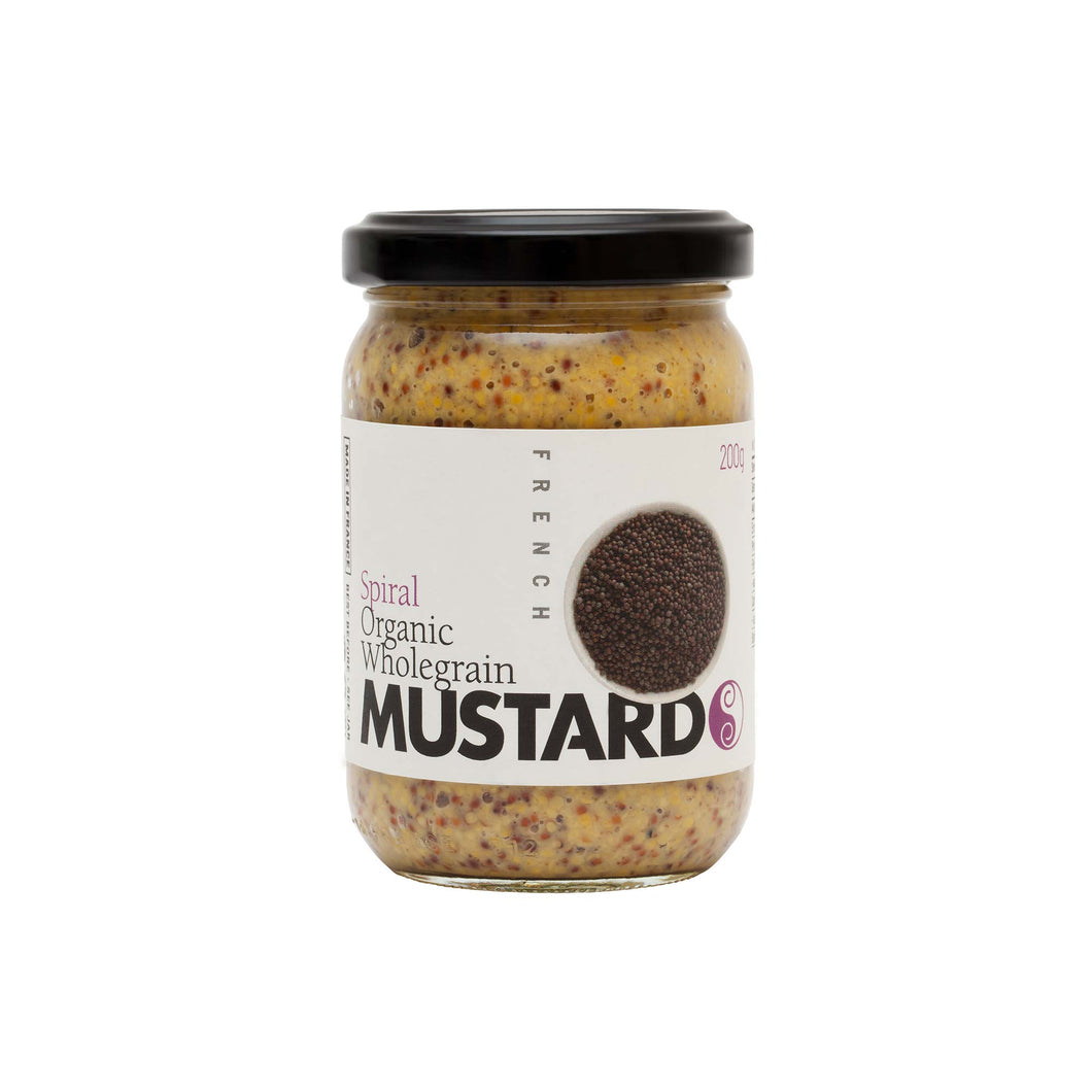 Mustard - Spiral Foods, Organic Wholegrain, 200g